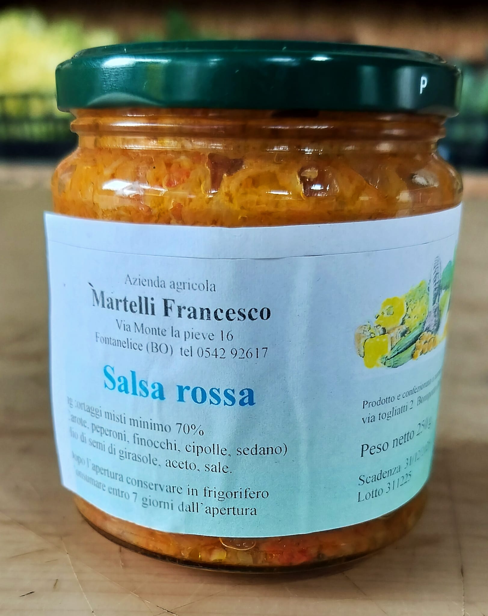 salsa rossa 250 g